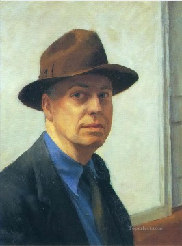 エドワード・ホッパー Painting - 自画像 1930年 エドワード・ホッパー